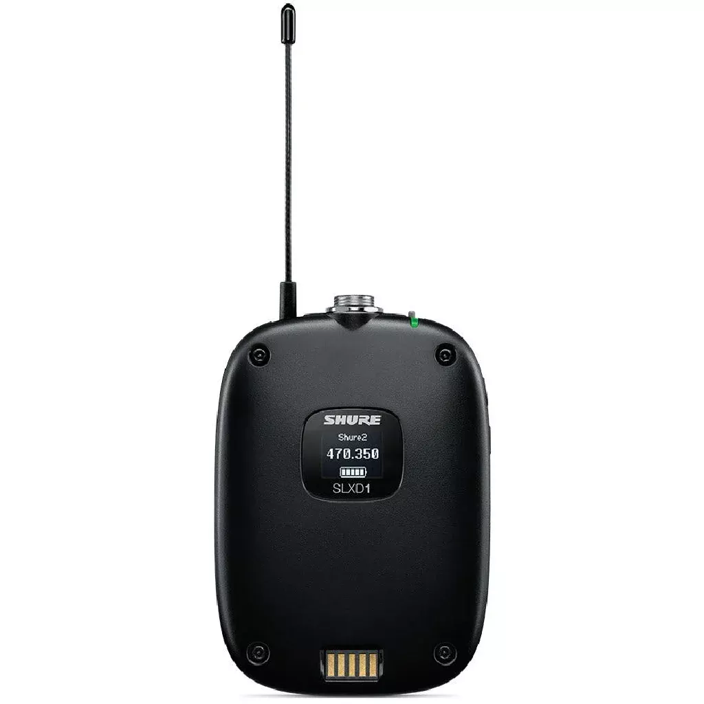 Shure SLXD1 Wireless Digital Mic Bodypack Transmitter Frequency J54 = 562-606MHz