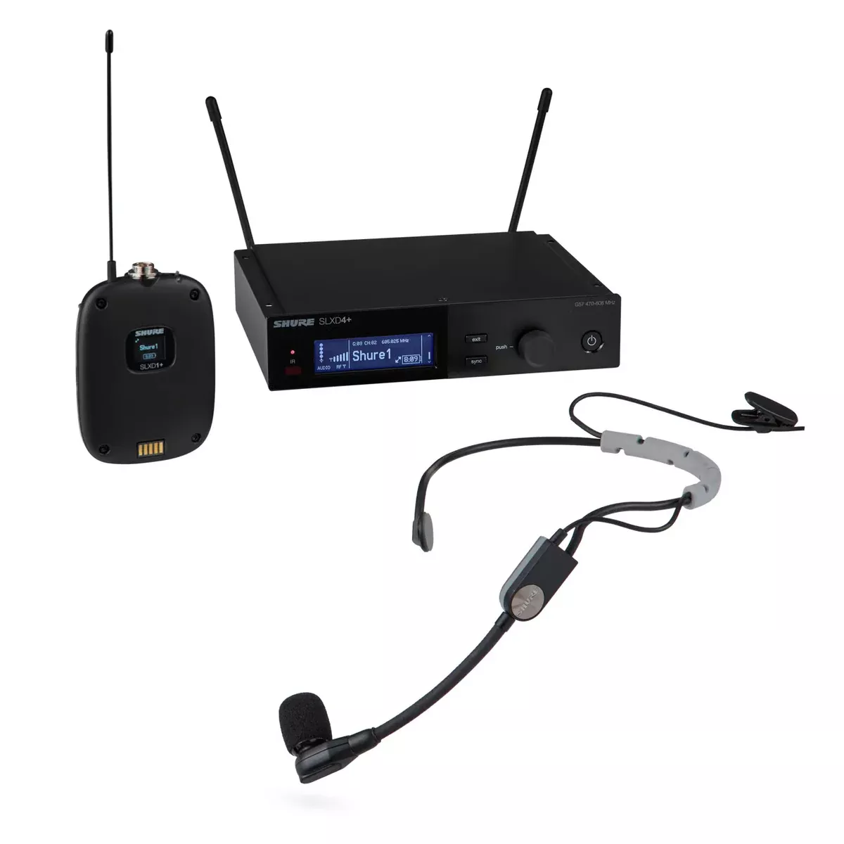 Shure SLXD14+/SM35 Digital Wireless Bodypack System with SM35 Performance Headset Microphone