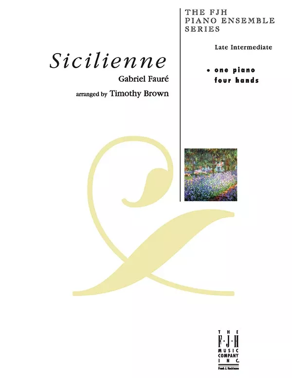Sicilienne: Late Intermediate Piano Sheet
