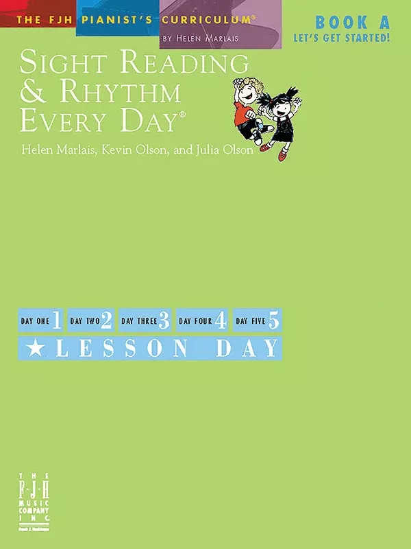 Sight Reading & Rhythm Every Day, Let's Get Started, Book A: Piano Book
