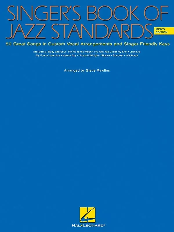 Singer's Book Of Jazz Standards Men's Edition