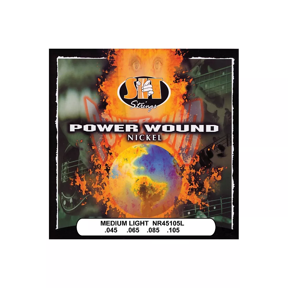 SIT Strings NR45105L Medium Light Power Wound Nickel Bass Strings