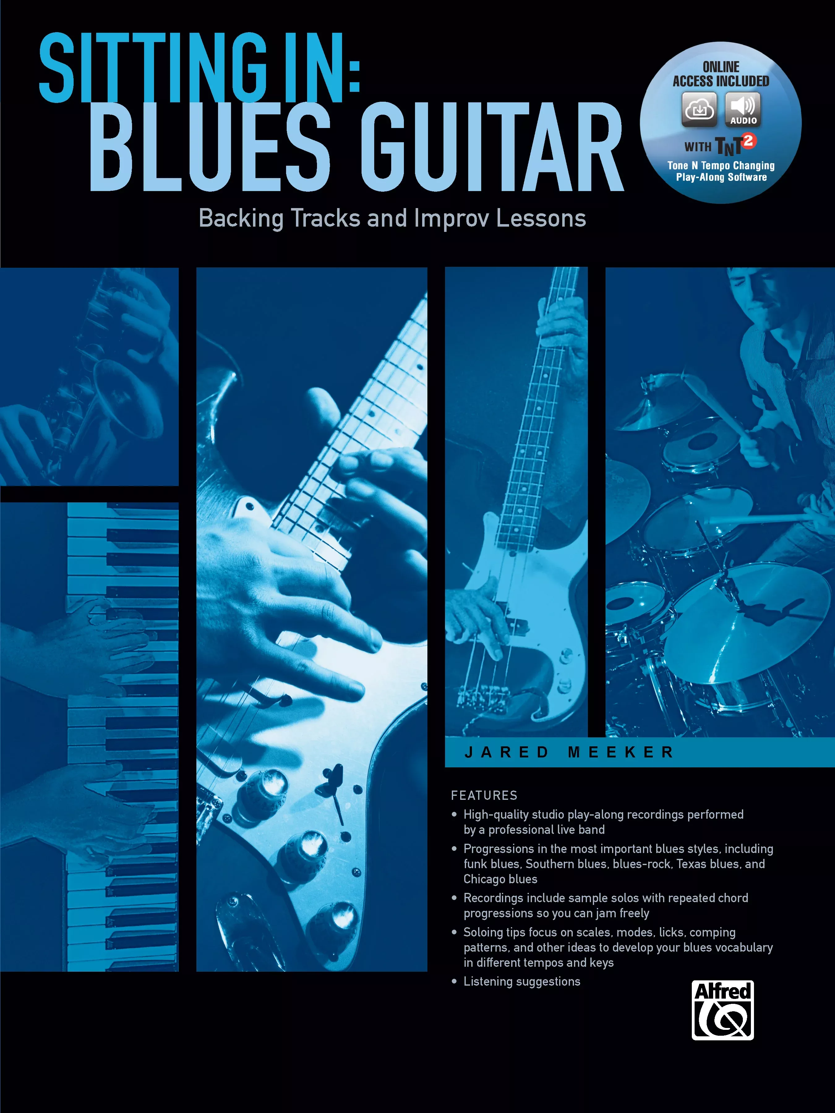Sitting In: Blues Guitar: Guitar Book & Online Audio/Software