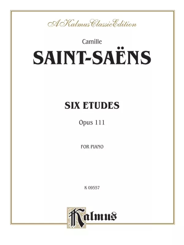 Six Etudes, Opus 111: Piano Book