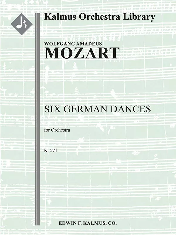 Six German Dances, K. 571: Full Orchestra, Conductor Score