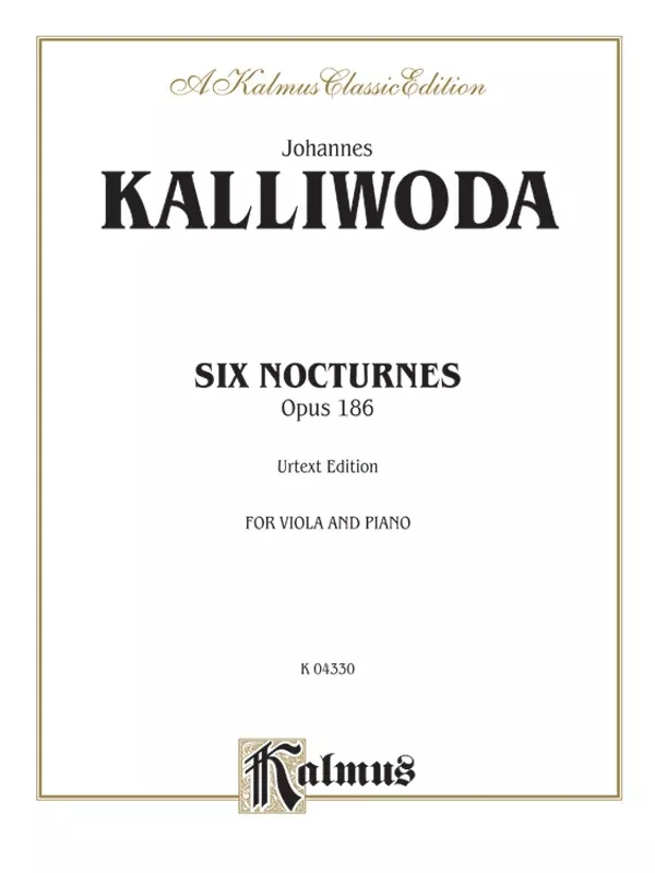 Six Nocturnes, Opus 186: Viola Book