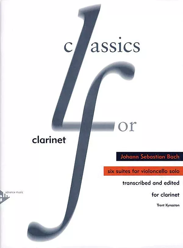 Six Suites for Violoncello Solo: Clarinet Book