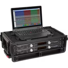 SKB 1SKB-iSF2U Injection-Molded 2 RU Studio Flyer Rack Case