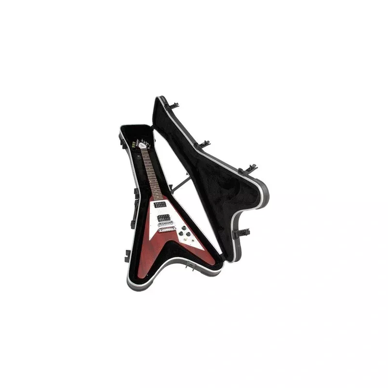 SKB Hardshell for Gibson Flying V Guitars – TSA Latch – Over-Molded Handle
