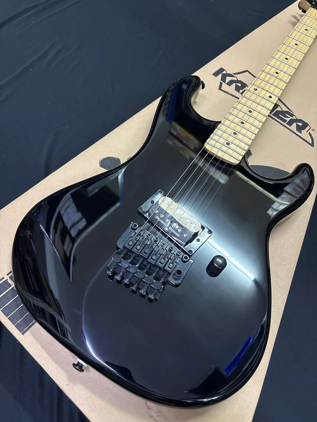 [SN 22062903643] CERTIFIED USED Kramer Baretta Electric Guitar – Ebony