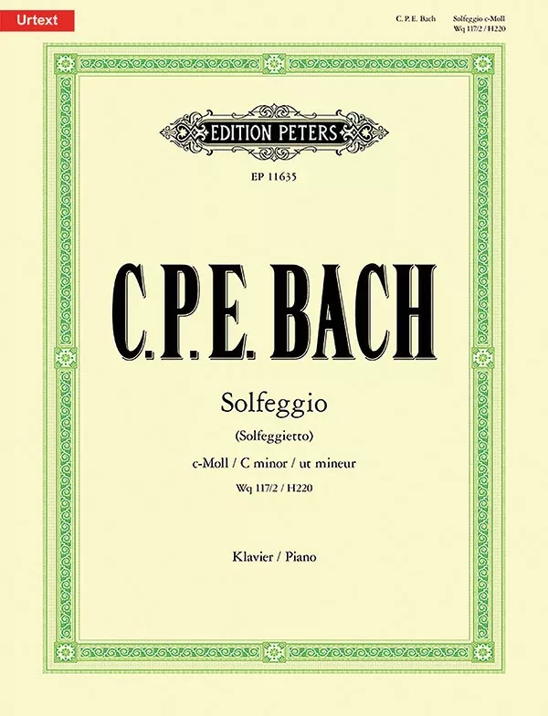 Solfeggio (Solfeggietto): Piano (Solo)