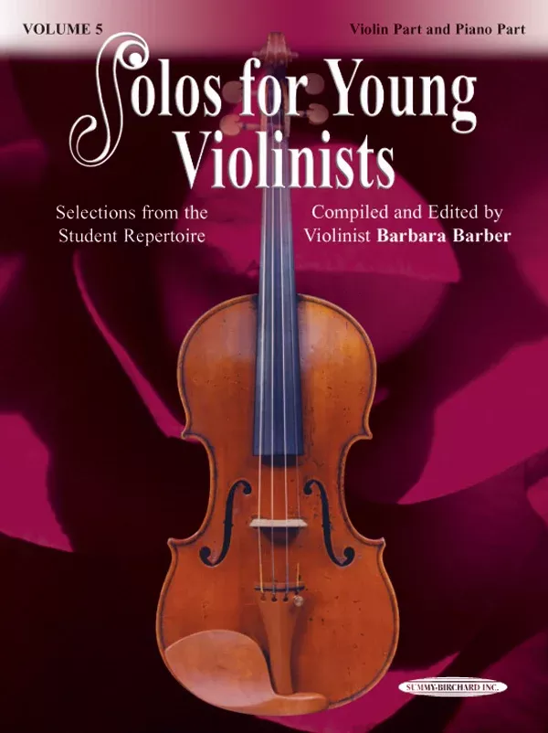 Solos for Young Violinists Violin Part and Piano Acc., Volume 5: Violin Book