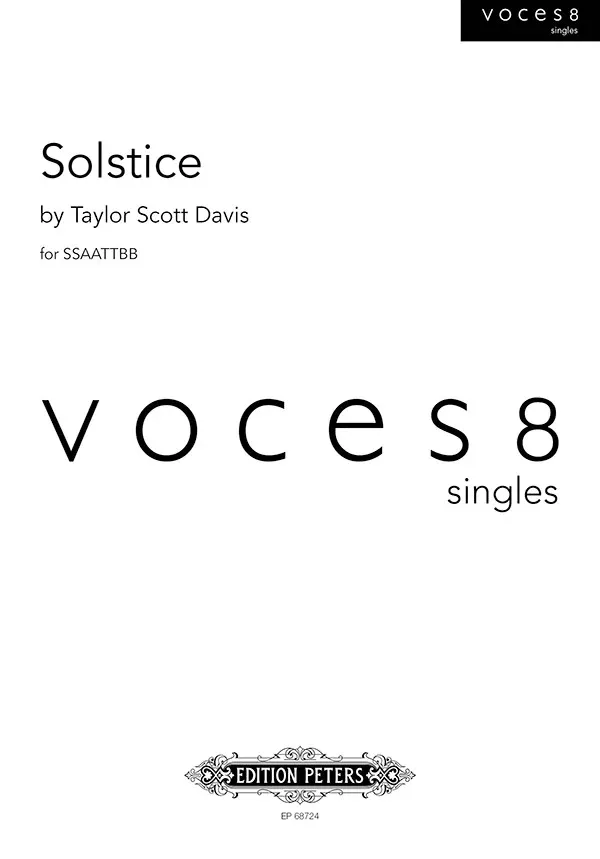 Solstice for SSAATTBB Choir: SSAATTBB Choral Octavo