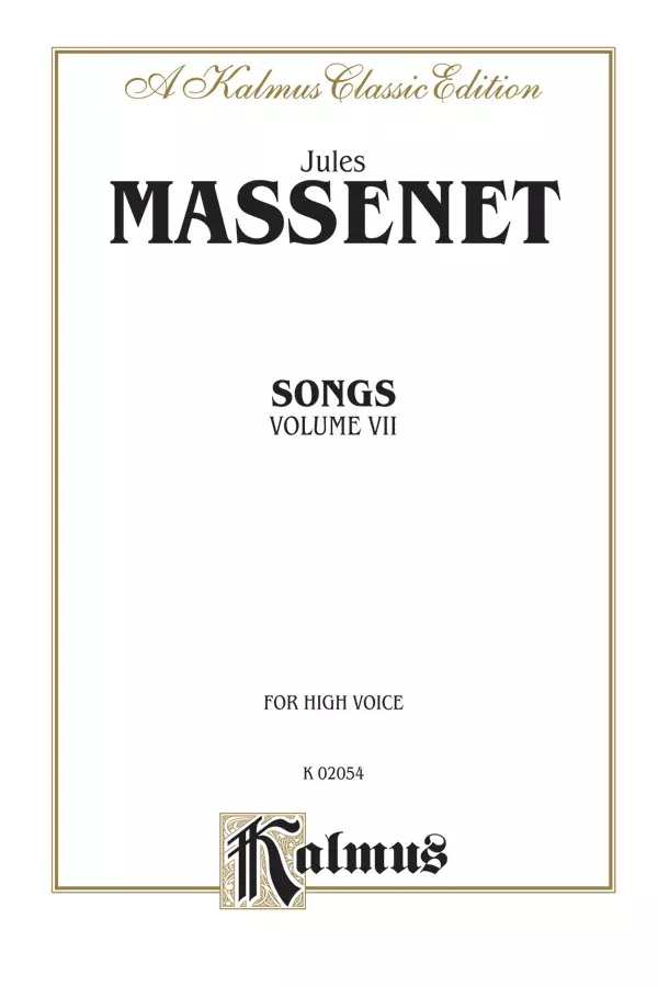 Songs, Volume VII: High Voice Book