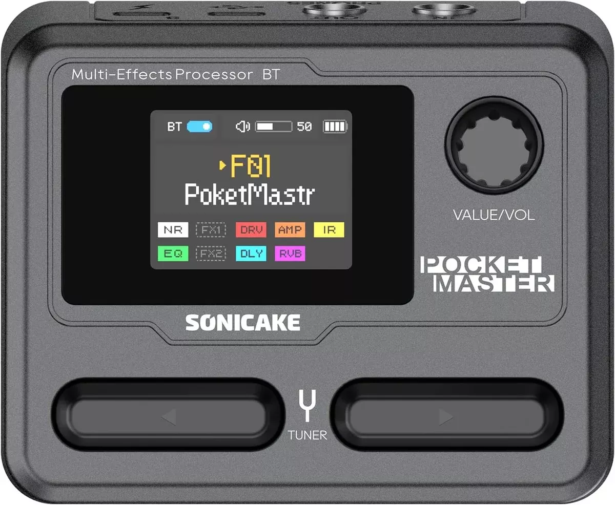Sonicake QME-10 Pocket Master Multi-Effects Processor – Black