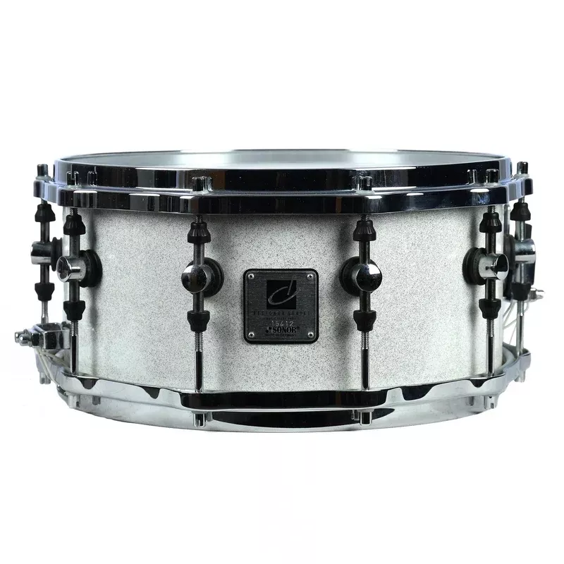 Sonor 14×6.5 Inch Designer Maple Light Snare White Sparkle – Used