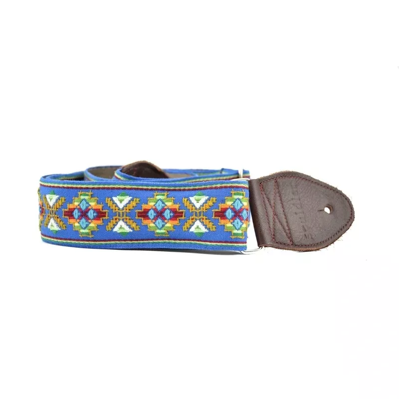 Souldier 2″ Tucson Guitar Strap – Blue/Brown