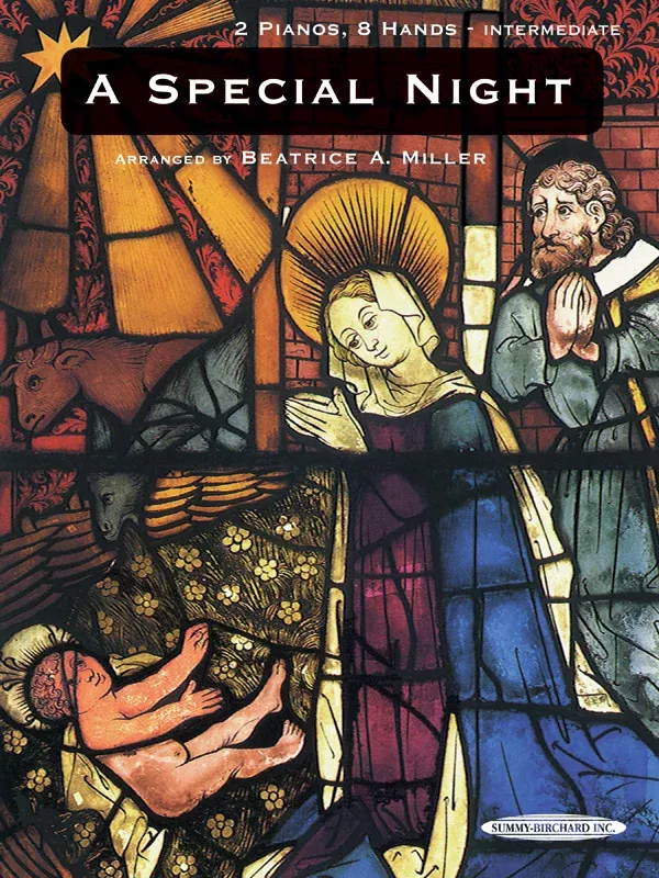 A Special Night: Piano Quartet (2 Pianos, 8 Hands) Sheet (2 copies included)