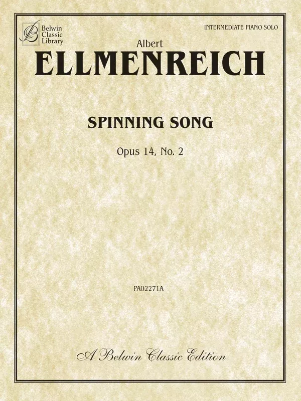 Spinning Song, Opus 14, No. 2: Piano Sheet