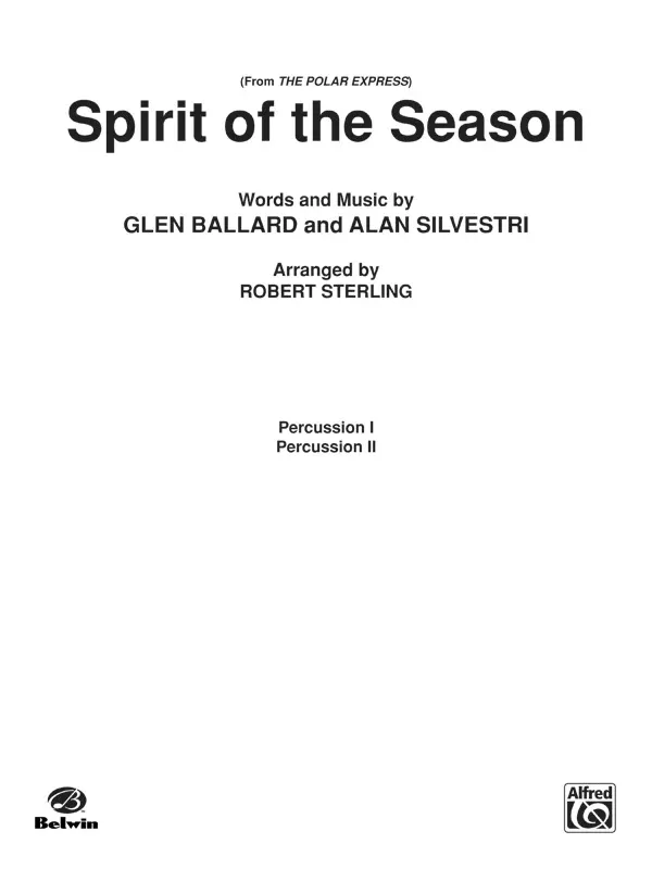 Spirit of the Season: Choral Instrumental Parts