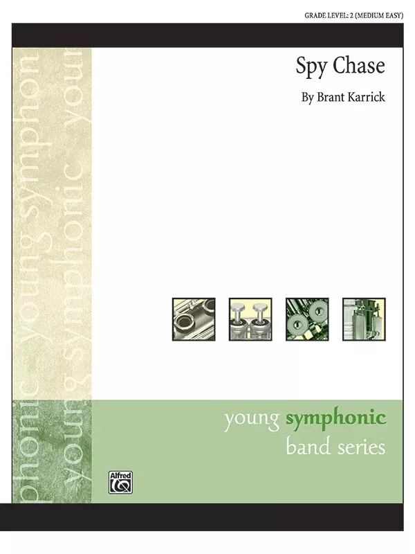 Spy Chase: Concert Band Conductor Score & Parts