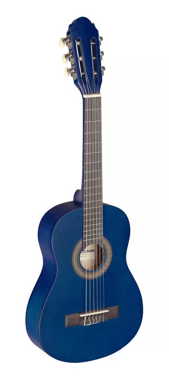 Stagg 1/4 blue classical guitar with linden top – C405 M BLUE