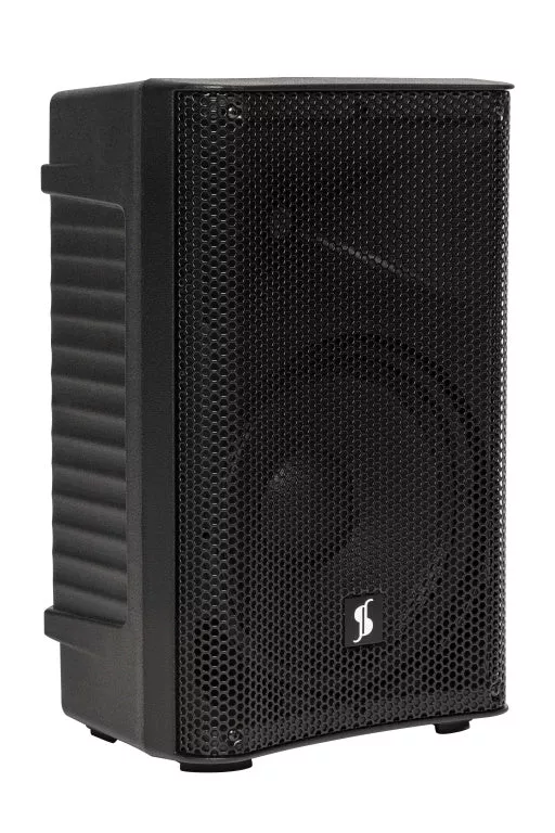 Stagg 10″ 2-way active speaker, class D, Bluetooth TWS Stereo, UHF mic, 125 watts, battery powered – AS10B EU+UK
