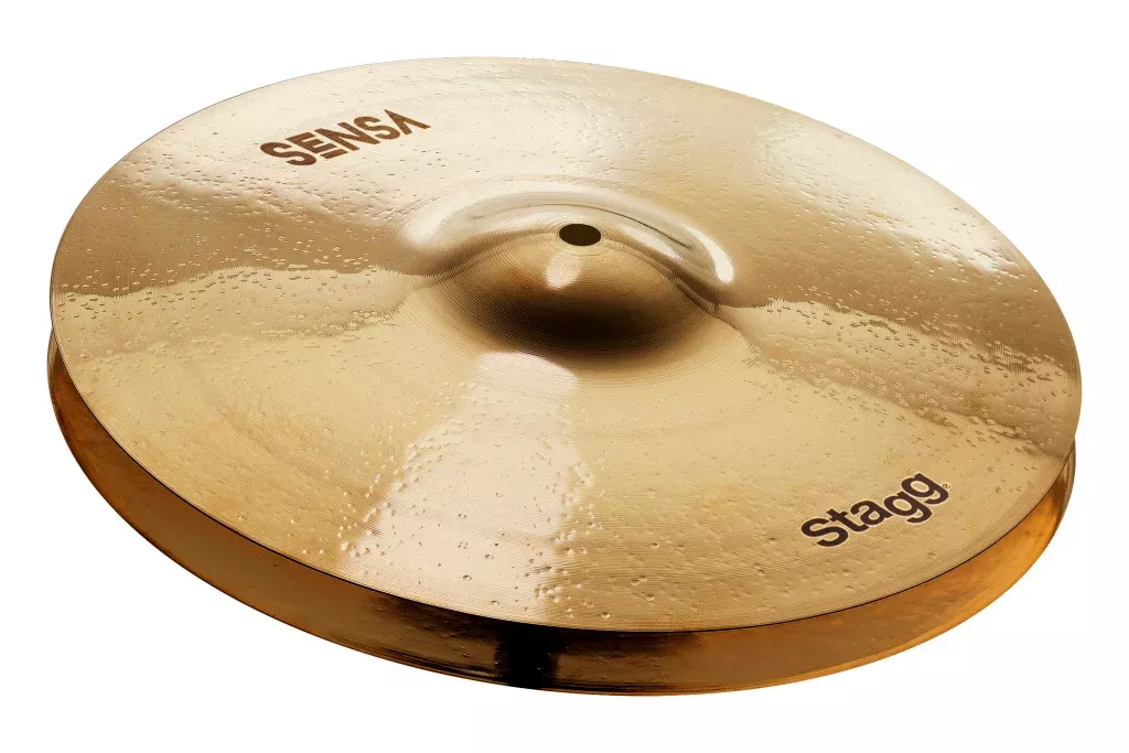 Stagg 13" SENSA Brilliant Medium Hi-Hat - pair – SEN-HM13B