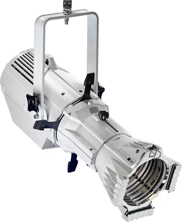 Stagg 200-watt profile stage light, warm light, white plastic case (Fixed Lens Spot 200) – SLP200D32W26-0