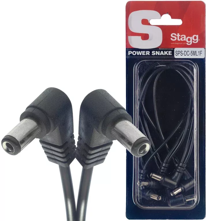 Stagg 5-EFFECT PEDAL DC SUPPLY CABLE – SPS-DC-5ML1F