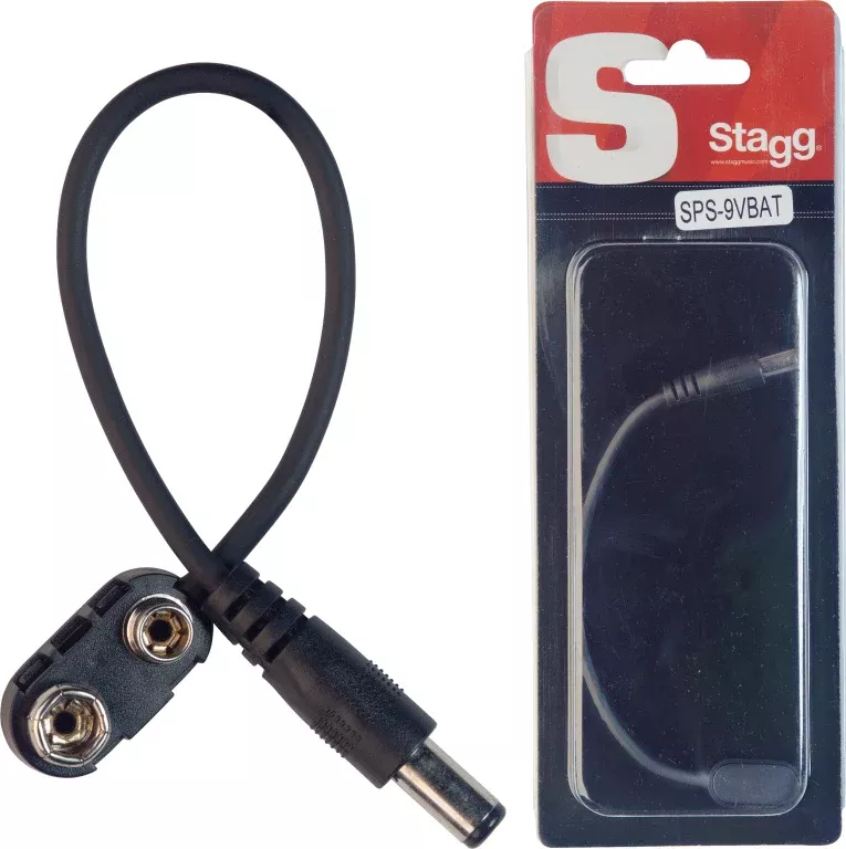 Stagg 9V battery snap connector for effect pedal – SPS-9VBAT