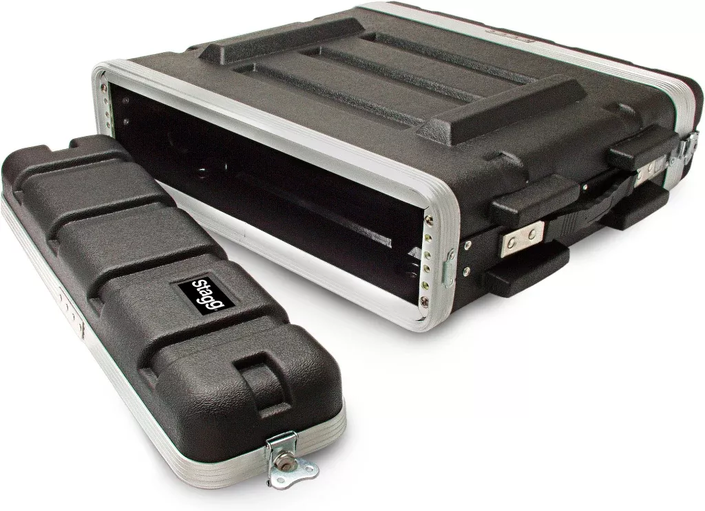 Stagg ABS case for 2-unit rack – ABS-2U