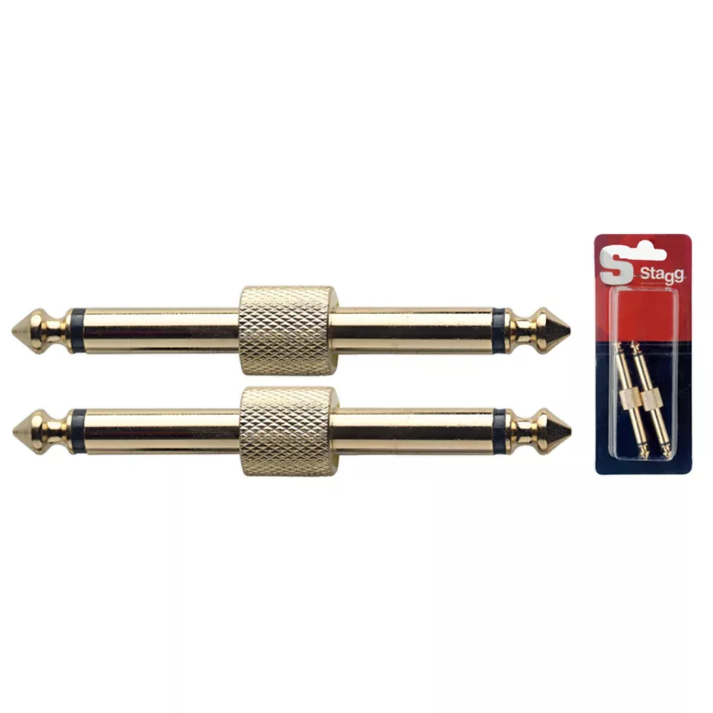Stagg AC-PPH 2M Gold-Plated Male Jack-to-Jack Adapter Cable