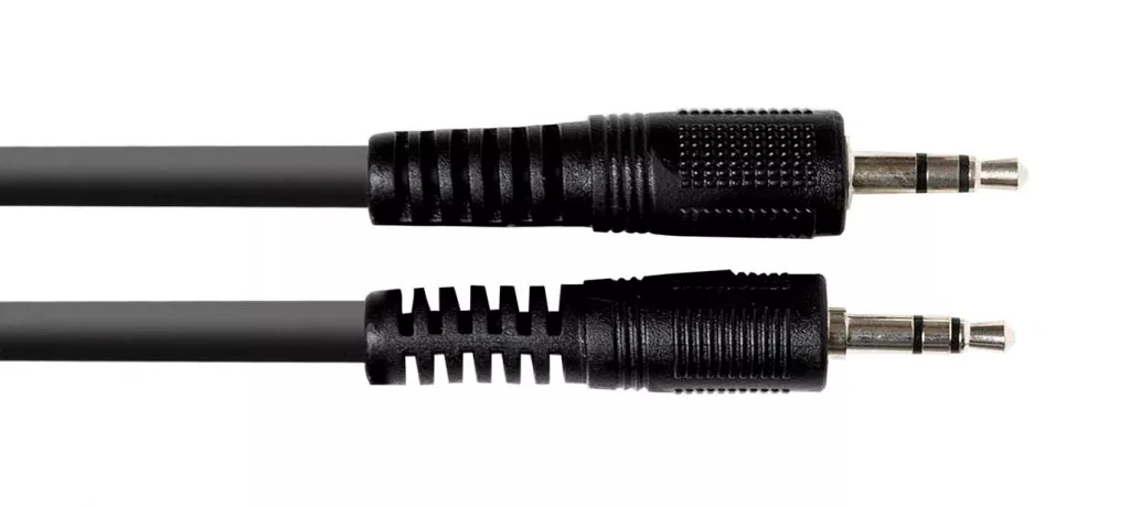 Stagg Audio cable, mini jack/mini jack (m/m), 6 m (20′) – SAC6MPSMPSB