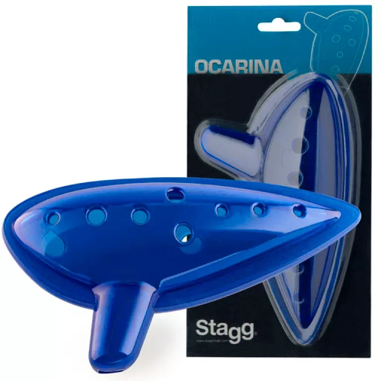 Stagg Blue plastic ocarina – OCA-PL BL