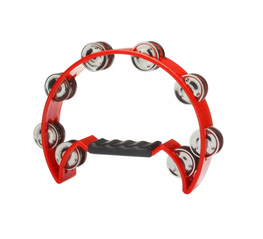 Stagg Cutaway plastic tambourine with 16 jingles – TAB-2 RD