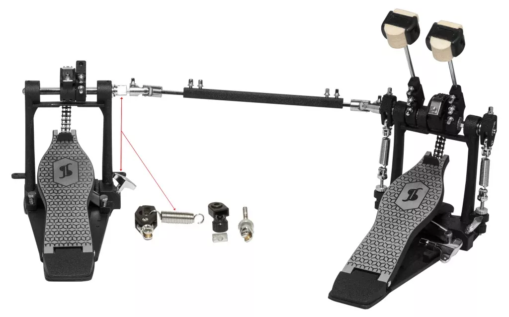 Stagg Double bass drum pedal, 52 series – PPD-52