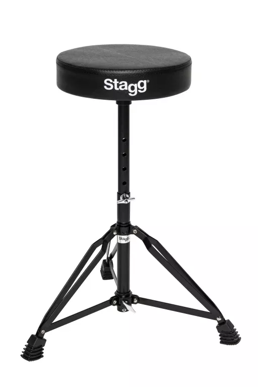 Stagg Drum throne, double braced, black finish – DT-32BK