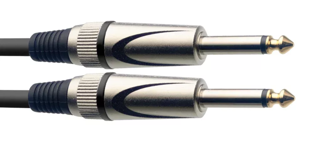 Stagg Instrument cable, jack/jack (m/m), 3 m (10″), coiled, S-series – SGCC3 DL