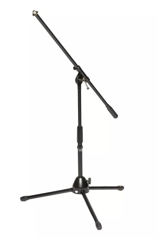 Stagg Low profile 2-section microphone stand with folding legs – MIS-0804BK
