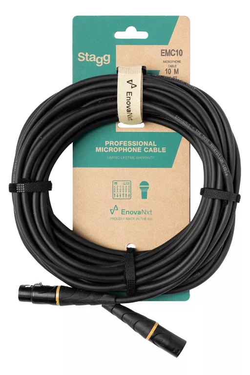 Stagg Microphone cable, XLR/XLR (m/f), 10 m (33′), E-series – EMC10