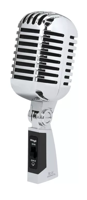 Stagg Multipurpose 50s style cardioid dynamic microphone – SDMP40 CR