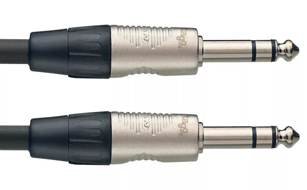 Stagg N series audio cable, jack/jack (m/m), stereo, 1 m (3′) – NAC1PSR