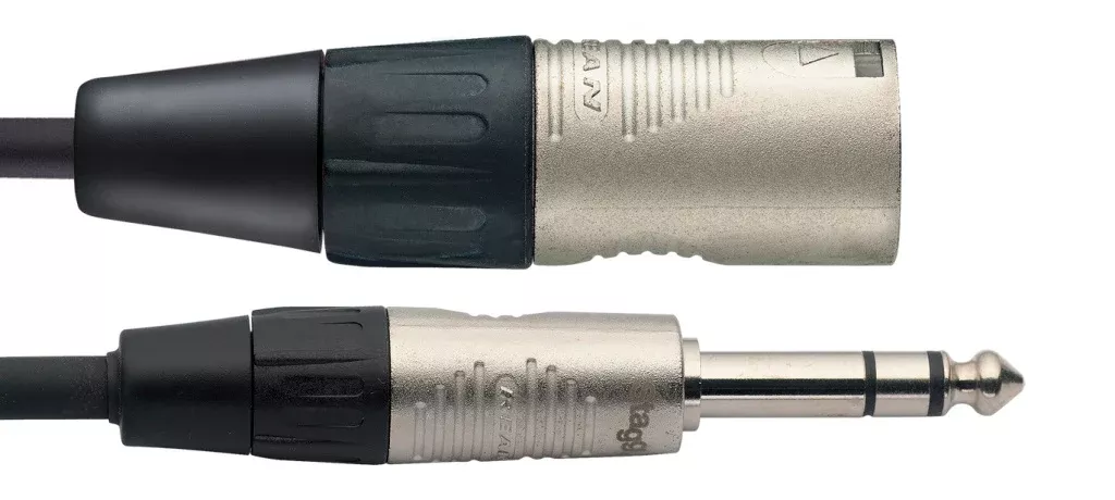 Stagg N series audio cable, jack/XLR (m/m), balanced, 1 m (3') – NAC1PSXMR