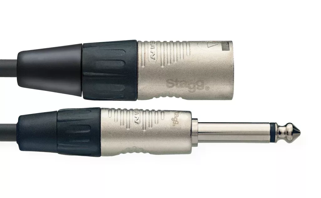 Stagg N series audio cable, jack/XLR (m/m), mono, 1 m (3′) – NAC1PXMR