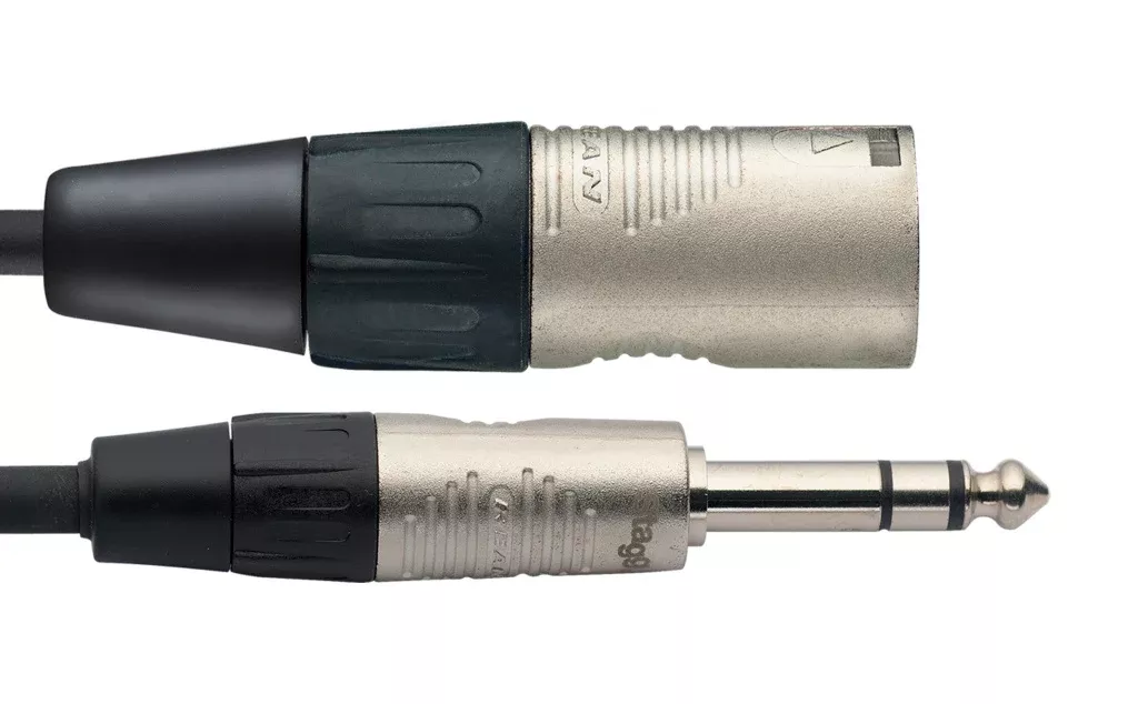 Stagg N-Series Audio Cable - Stereo Phone Plug – NAC6PSXMR
