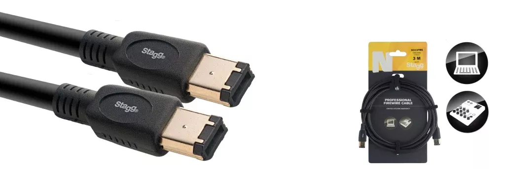 Stagg N-Series FireWire Cable – NCC3FW6