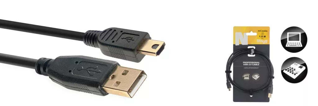 Stagg N-Series USB 2.0 Cable – NCC1,5UAUNA
