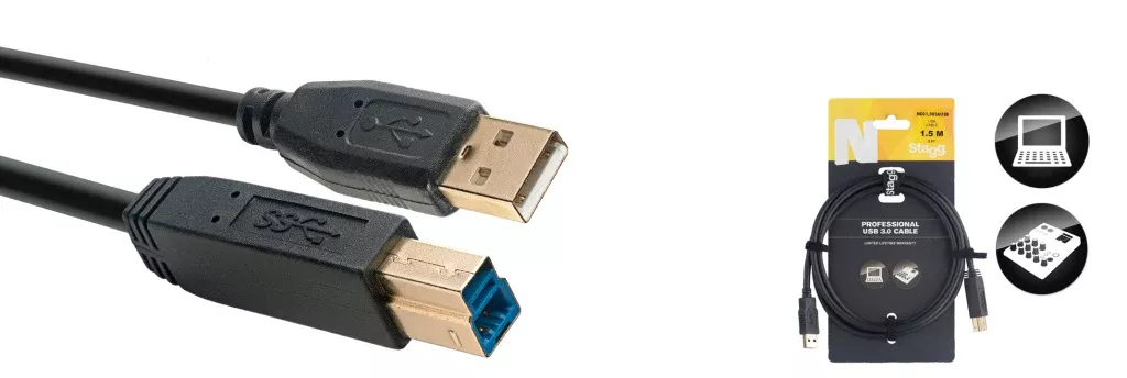 Stagg N-Series USB 3.0 Cable – NCC1,5U3AU3B