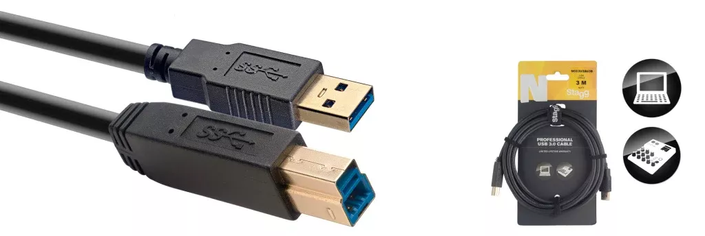 Stagg N-Series USB 3.0 Cable – NCC3U3AU3B
